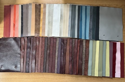 Leather samples high - samples,