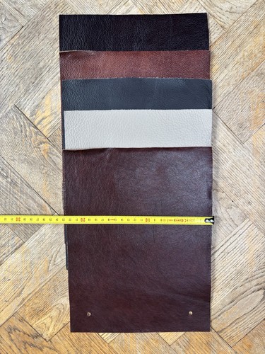 Leather samples assorted - 5,