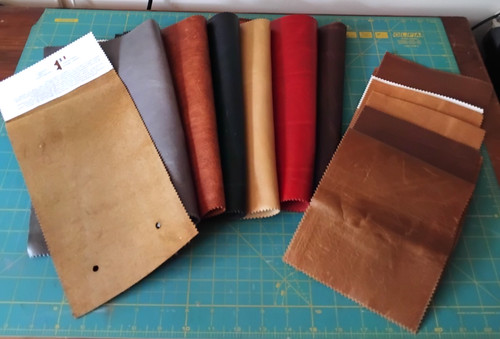 Italian vintage leather fabric - italian,