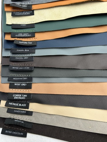 Aston martin leather - leather, samples